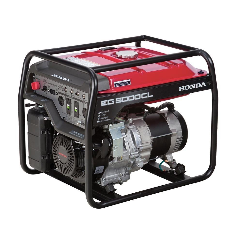 Honda 5000-Watt Gasoline Powered Portable Generator