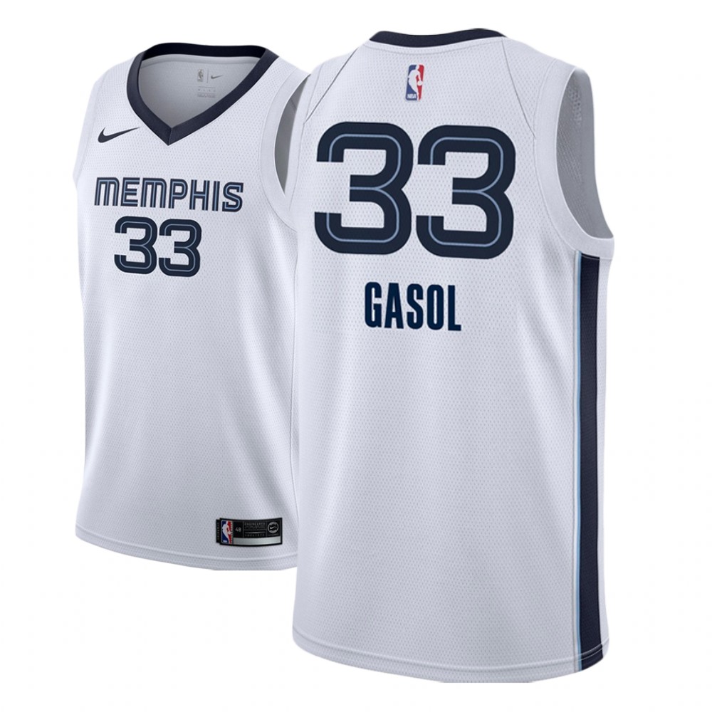 Men Marc Gasol Grizzlies Association Jersey