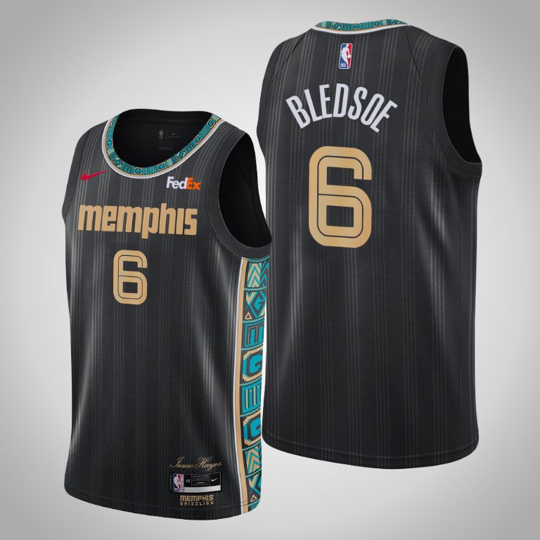 Grizzlies Eric Bledsoe City Edition Jersey Black