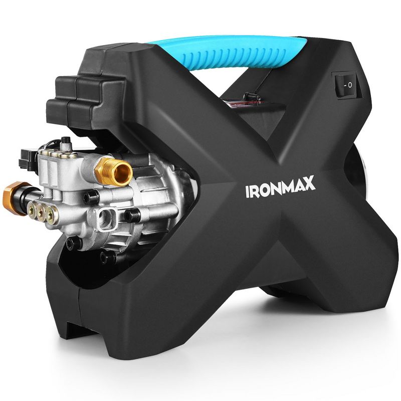 IronMax 2000PSI x-Shaped Electric High Pressure Washer Machine 1.6 GPM 1500W Red Green Blue