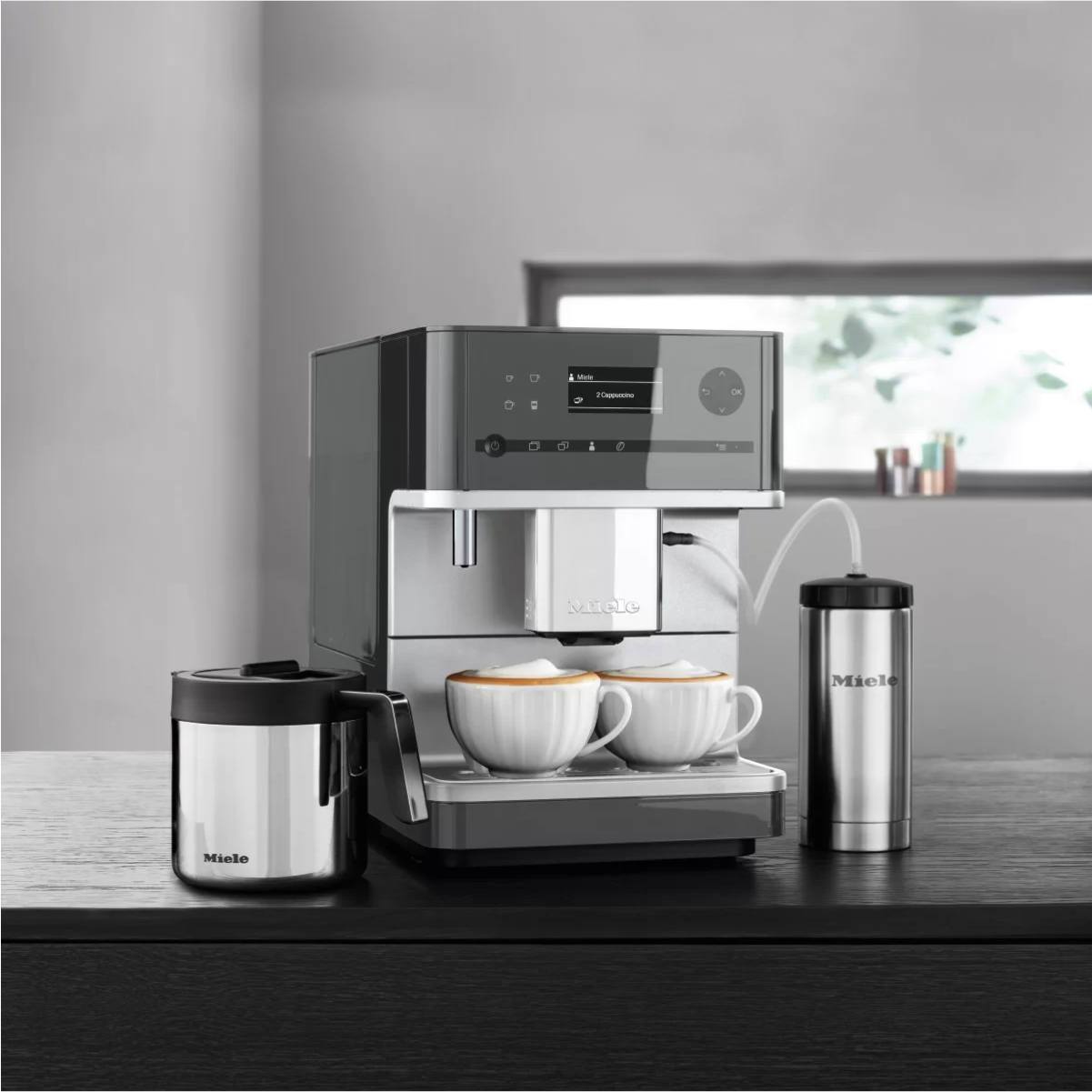 Miele CM6350 Super Automatic Countertop Coffee & Espresso Machine (Graphite Gray)