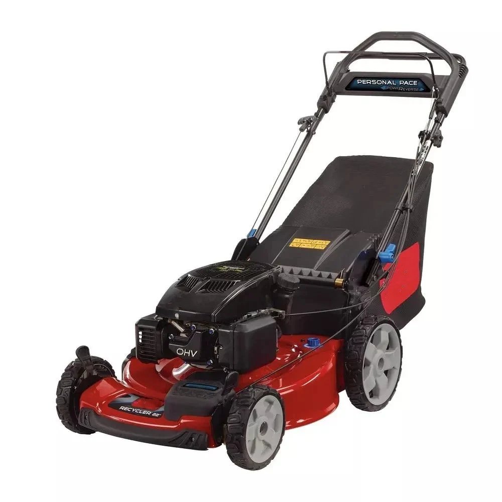 Recycler 22 in. Personal Pace High Wheel Gas Walk Behind Self Propelled Lawn Mower with PoweReverse
