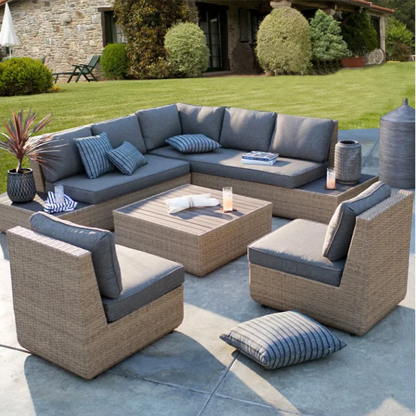 Rattan outdoor sofa