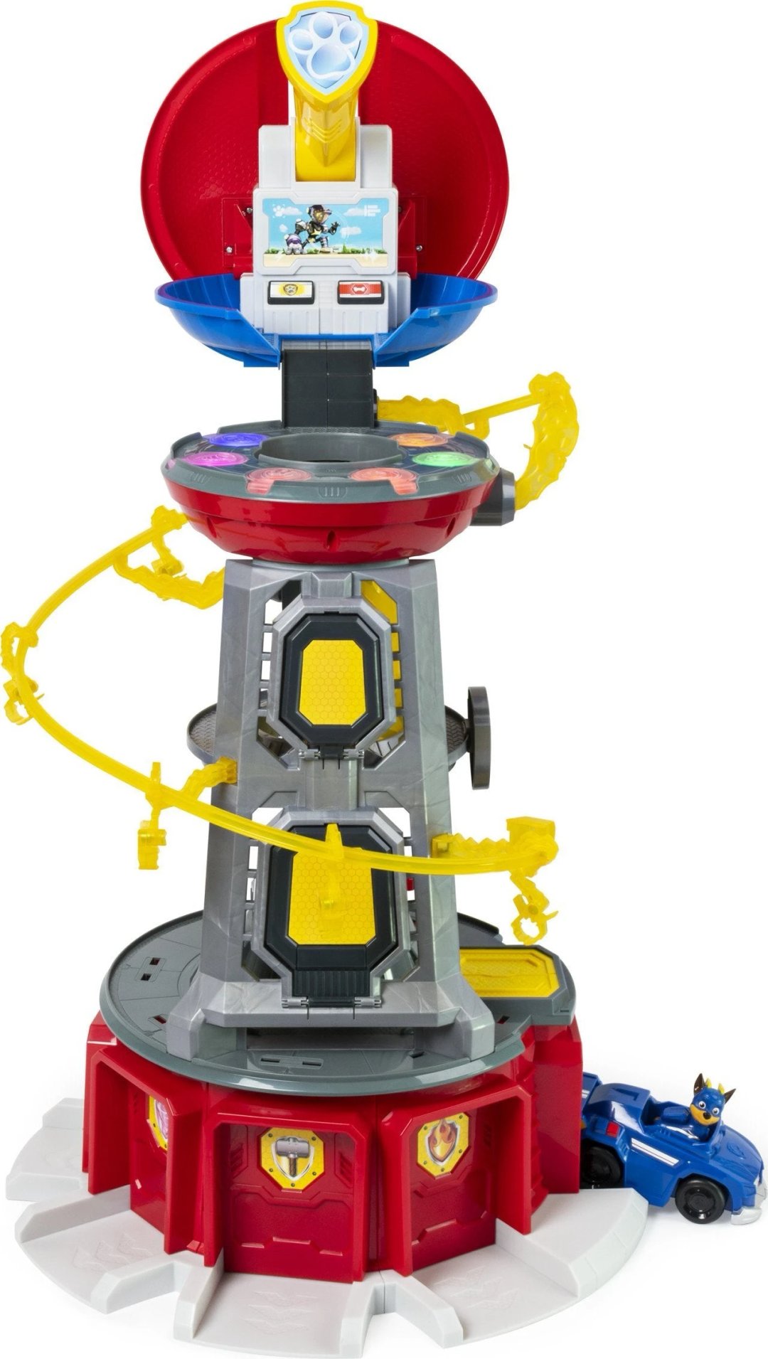 PAW Patrol, Mighty Pups Super PAWs Lookout Tower Playset with Lights and Sounds, Toy for Ages 3 and Up