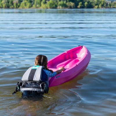 Wave 6' Youth Kayak with Paddle, Pink
