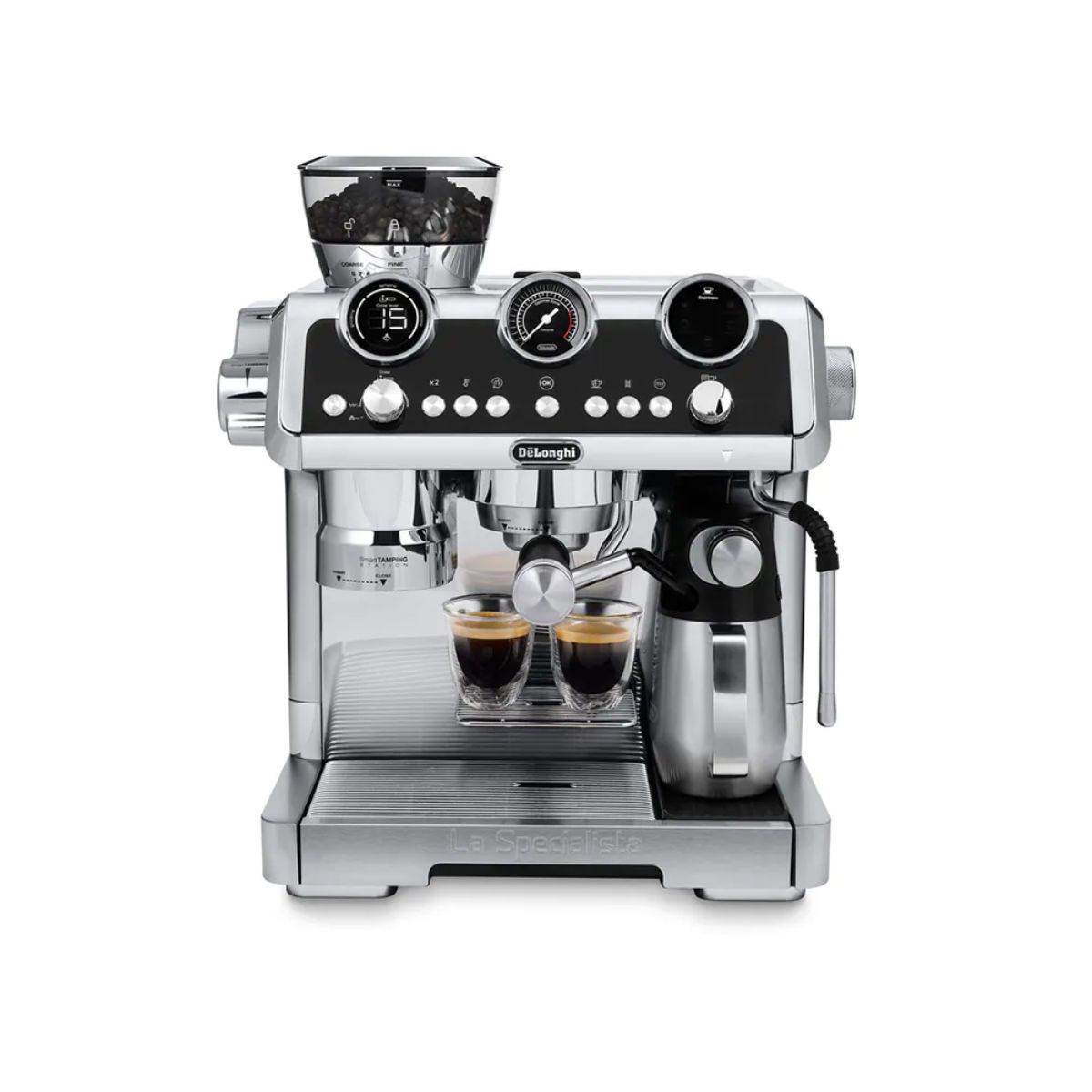 DeLonghi La Specialista Maestro Espresso Machine with LatteCrema EC9665M (Silver)
