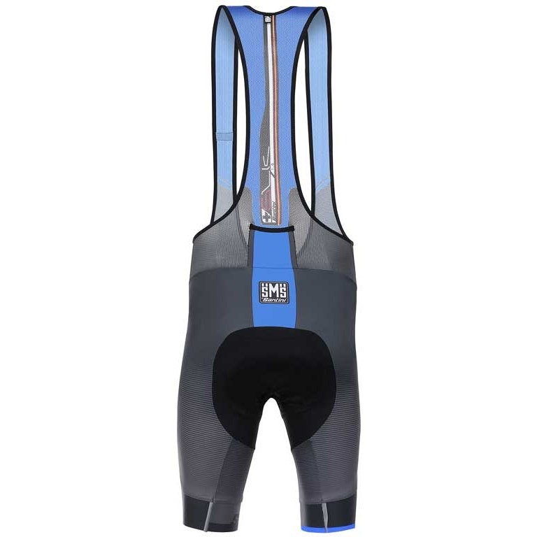 2017 Santini Photon 3.0 White-Blue Cycling Bib Shorts