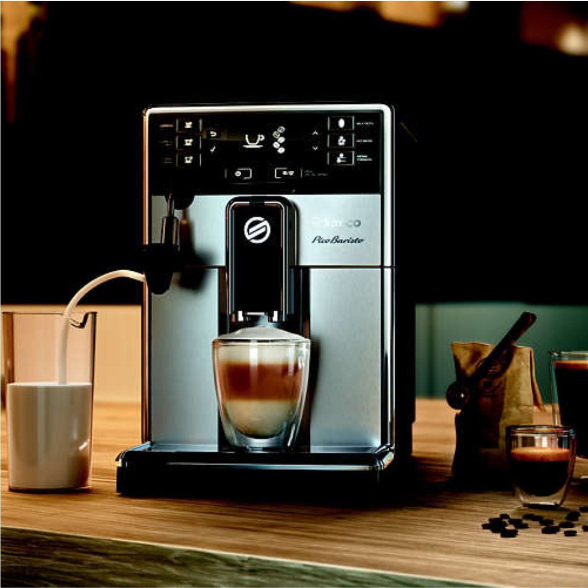 Saeco PicoBaristo Stainless Steel HD8924/47 Super Automatic Espresso Machine (Filter Included)