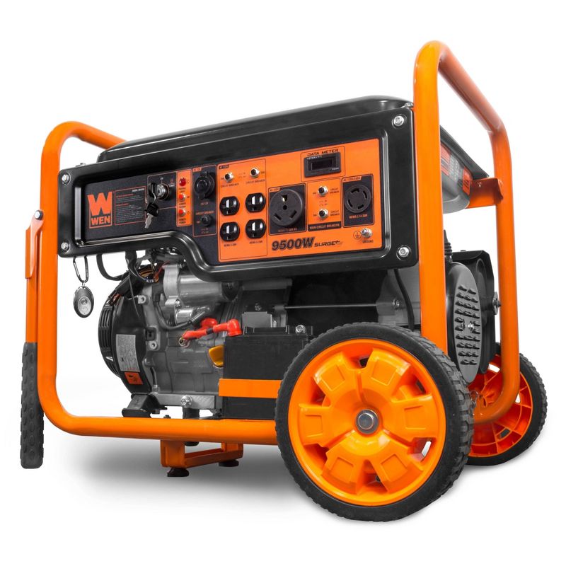 WEN GN9500 9500-W 420cc Transfer Switch & RV Ready 120V/240V Generator with Remote Start