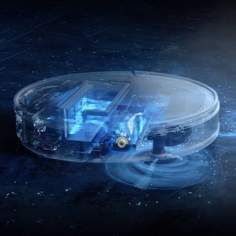 Ecovacs DEEBOT N8+ Laser Mapping Vacuuming and Mopping Robot with Self Empty – White