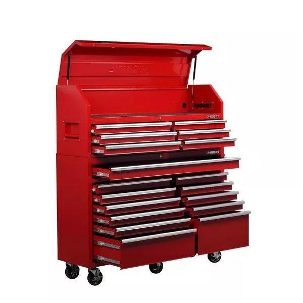 Husky 61 in. W 18-Drawer Rolling Cabinet Set
