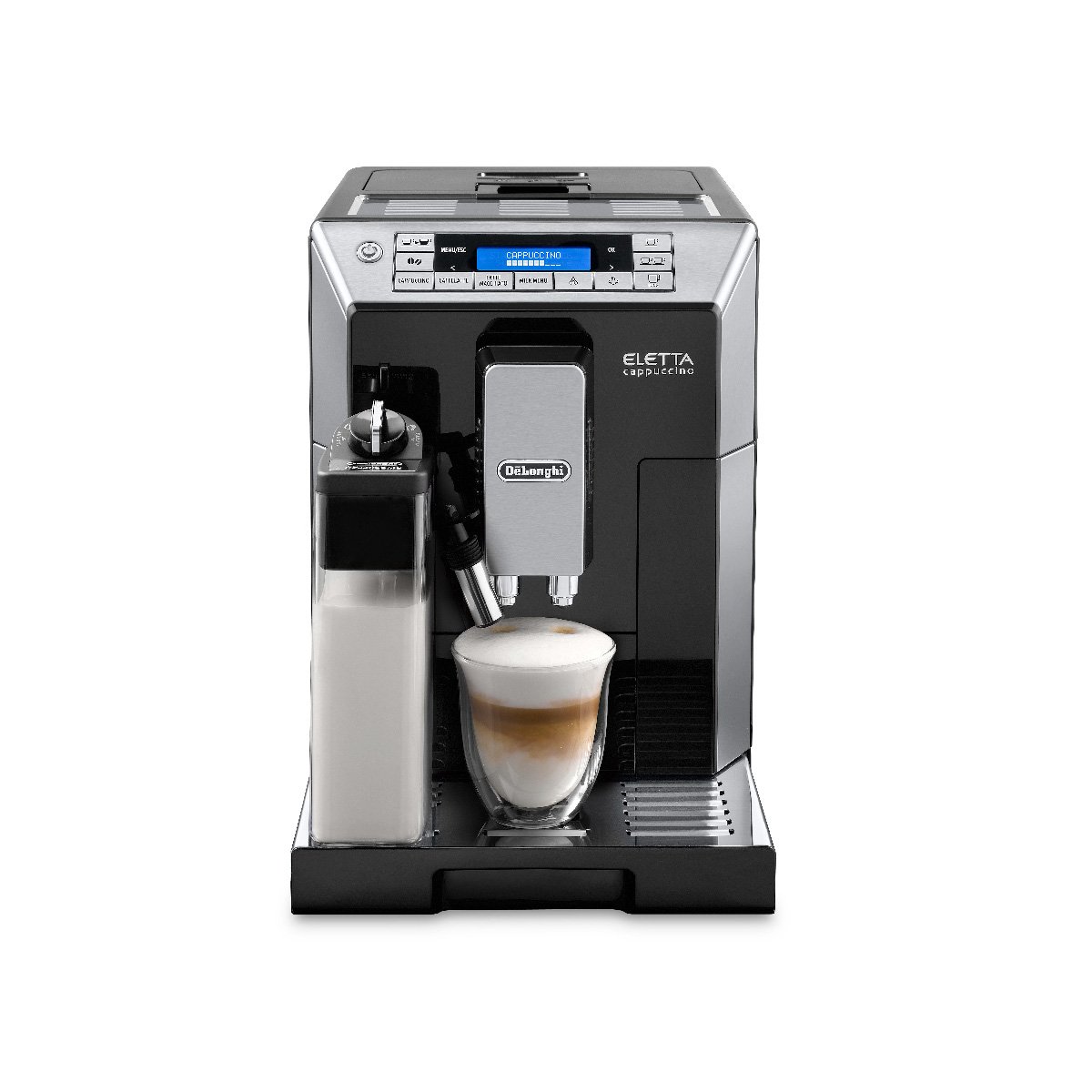 DeLonghi Eletta Cappuccino Top Super Automatic Espresso Machine ECAM45760B – REFURBISHED