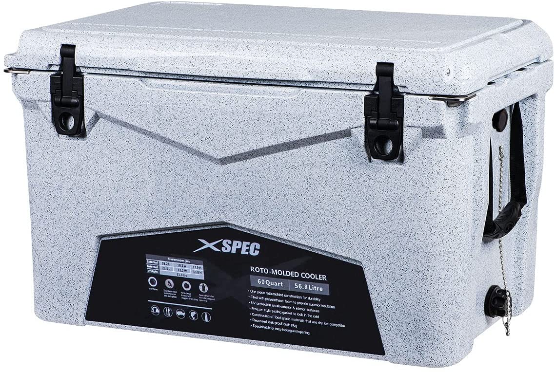 Xspec 60QT Quart Roto Molded High Performance Cooler