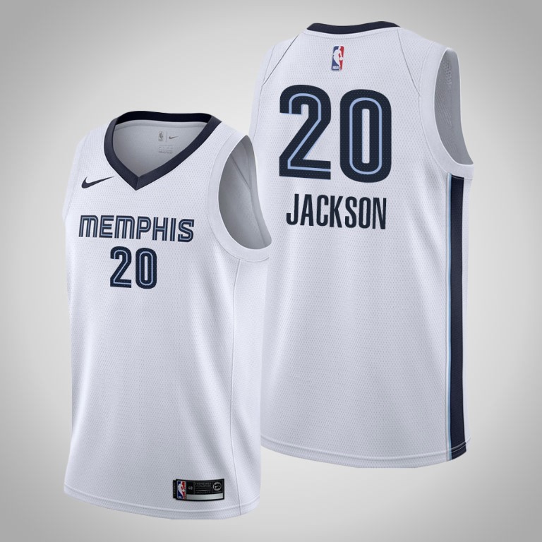 Grizzlies Josh Jackson White Swingman Association Jersey