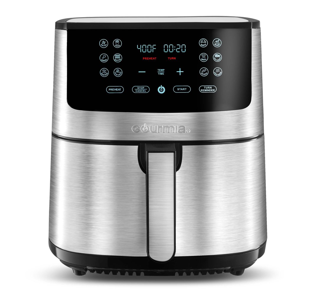 Gourmia 8-Qt. Stainless Steel Digital Air Fryer