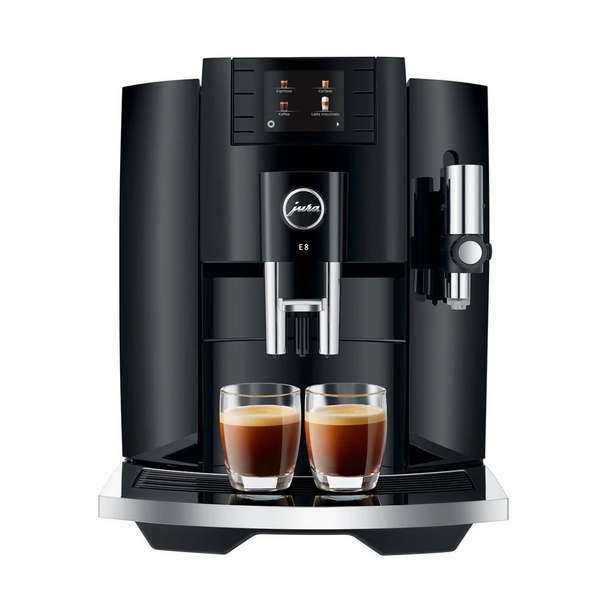Jura E8 Piano Black Automatic Coffee Machine (New 2021 Model)
