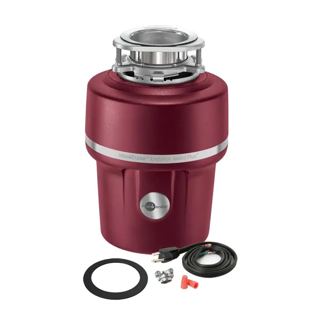 InSinkErator Evolution Select Plus Lift & Latch Quiet Series 3/4 HP Continuous Feed Garbage Disposal with Power Cord Kit