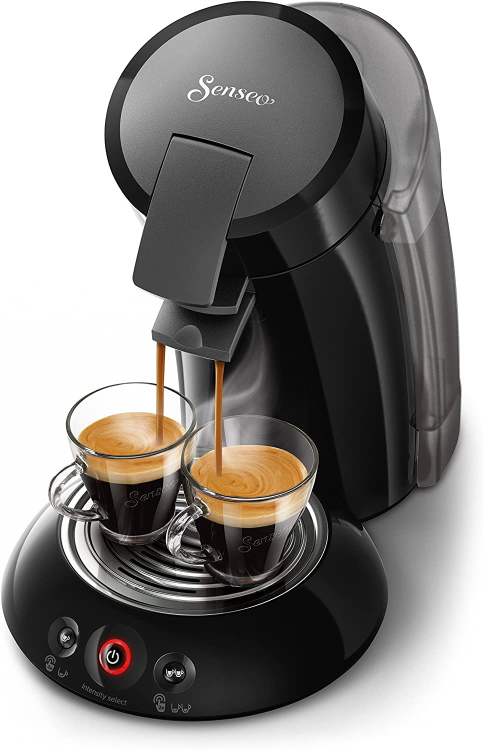 Original XL Coffee Pod Machine, Coffee Maker, Coffee Machine, Espresso Machine for Senseo Coffee Pods, 2018 Edition HD7810/65, Black