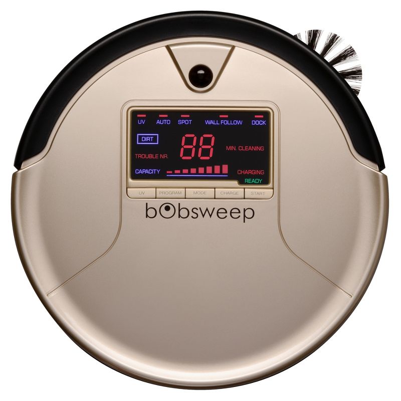 bObsweep PetHair Robot Vacuum Cleaner and Mop – Champagne