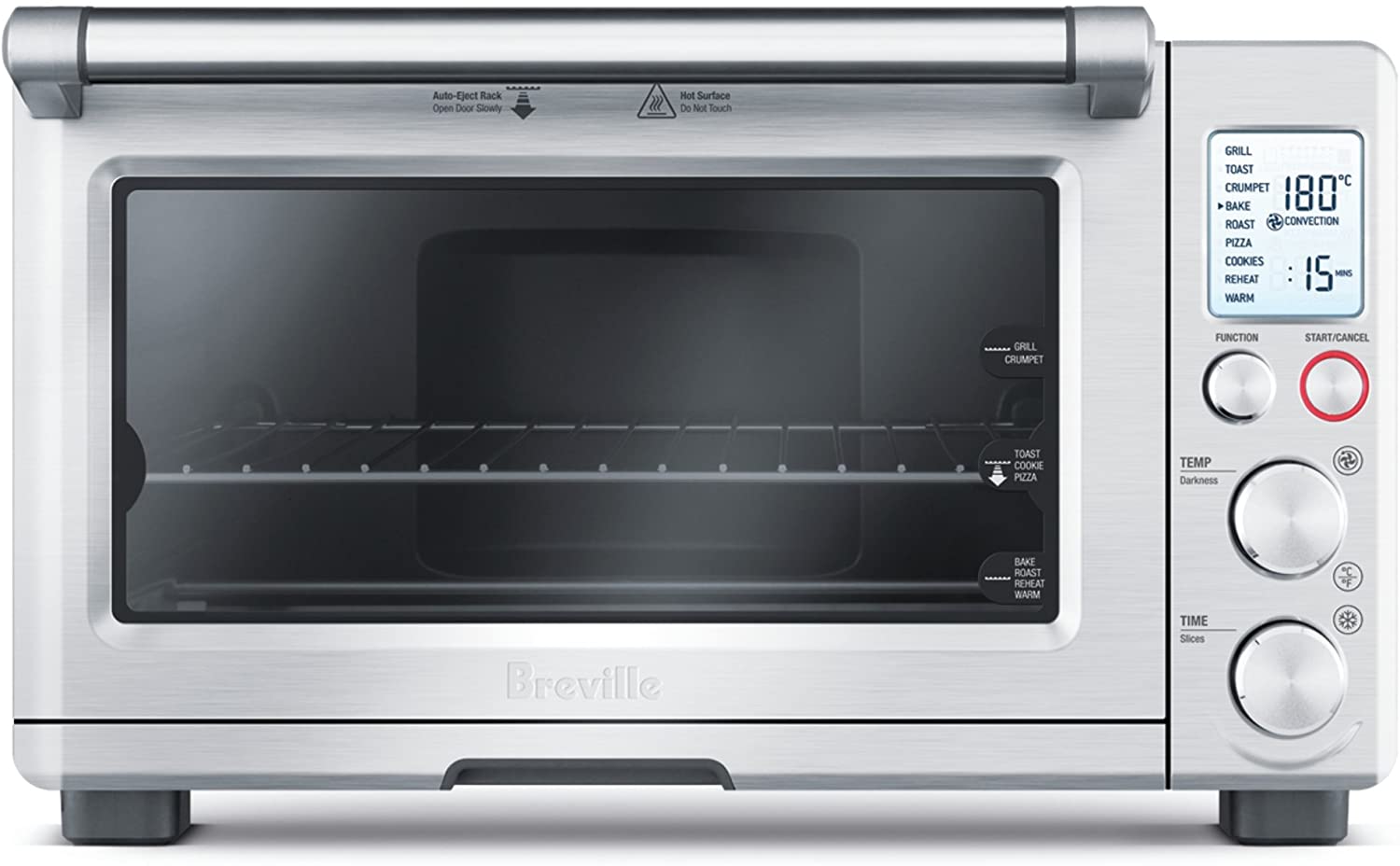 Breville BOV800XL Smart Oven Convection Toaster Oven, Brushed Stainless Steel