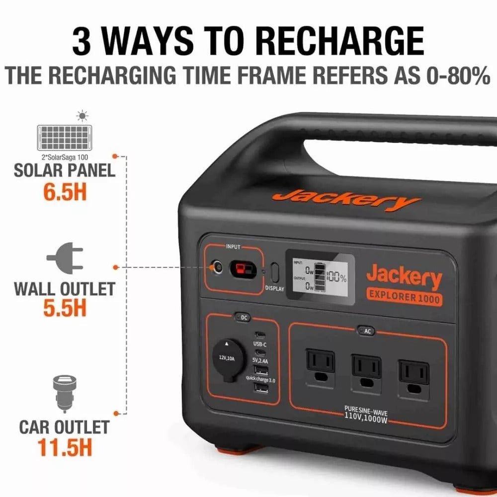 Jackery Rated 5.00 out of 5 Jackery Explorer 1000 Portable Power Station